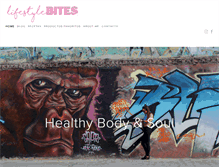 Tablet Screenshot of lifestylebites.com